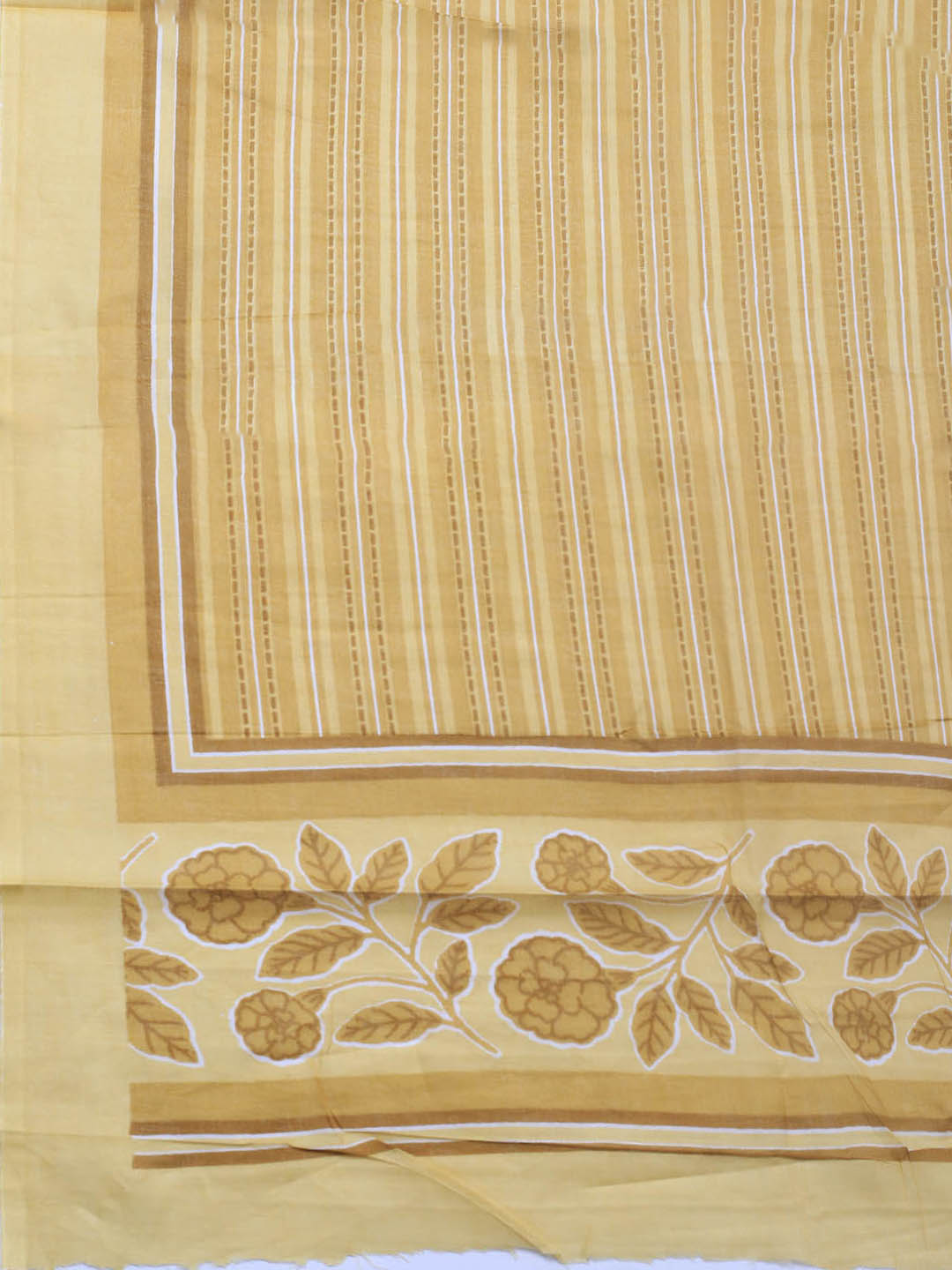 Printed Cotton Blend Unstitched Suit Piece With Dupatta