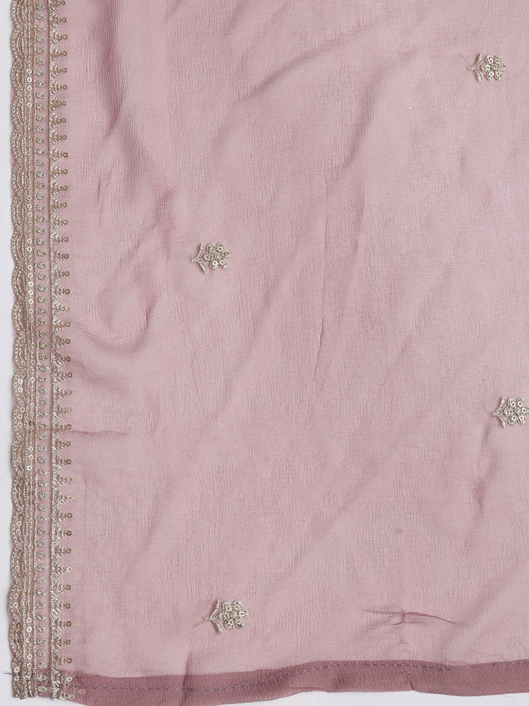 Embroidered Muslin Unstitched Suit With Dupatta