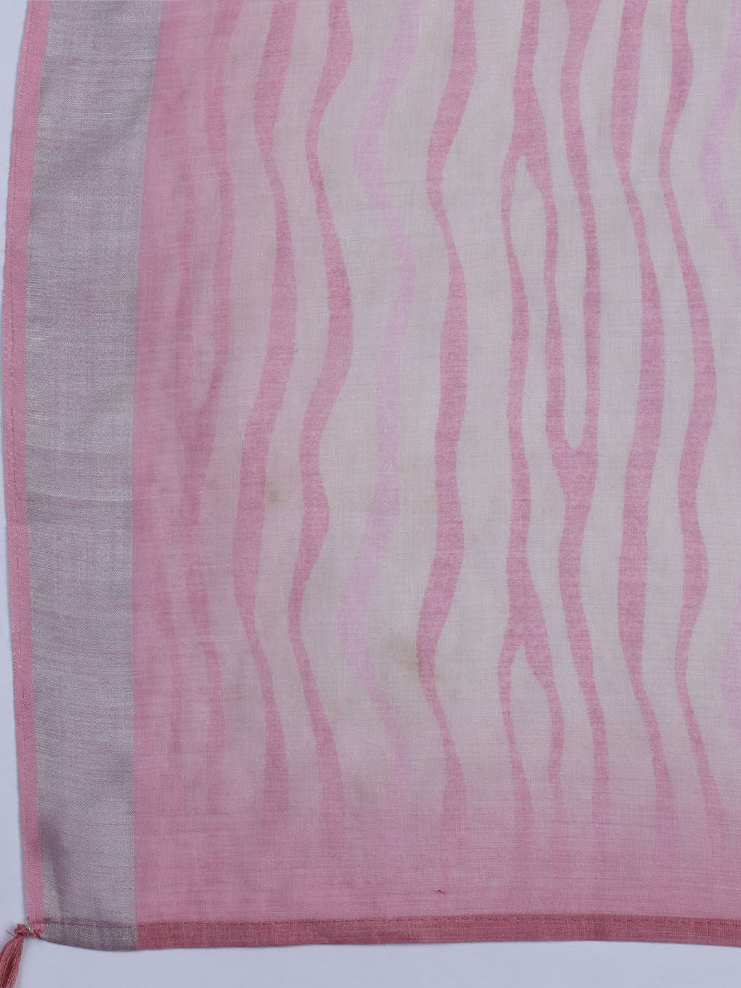 Floral Printed Linen Unstitched Suit With Dupatta
