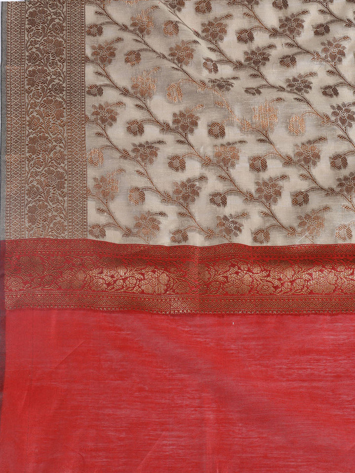 Banarasi Chanderi Unstitched Suit With Dupatta