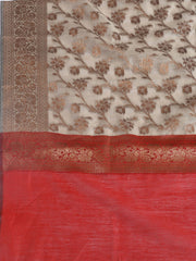 Banarasi Chanderi Unstitched Suit With Dupatta
