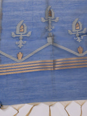 Jamdani Chanderi Unstitched Suit Piece With Dupatta