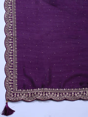 Sequence Art Silk Unstitched Suit Piece With Dupatta