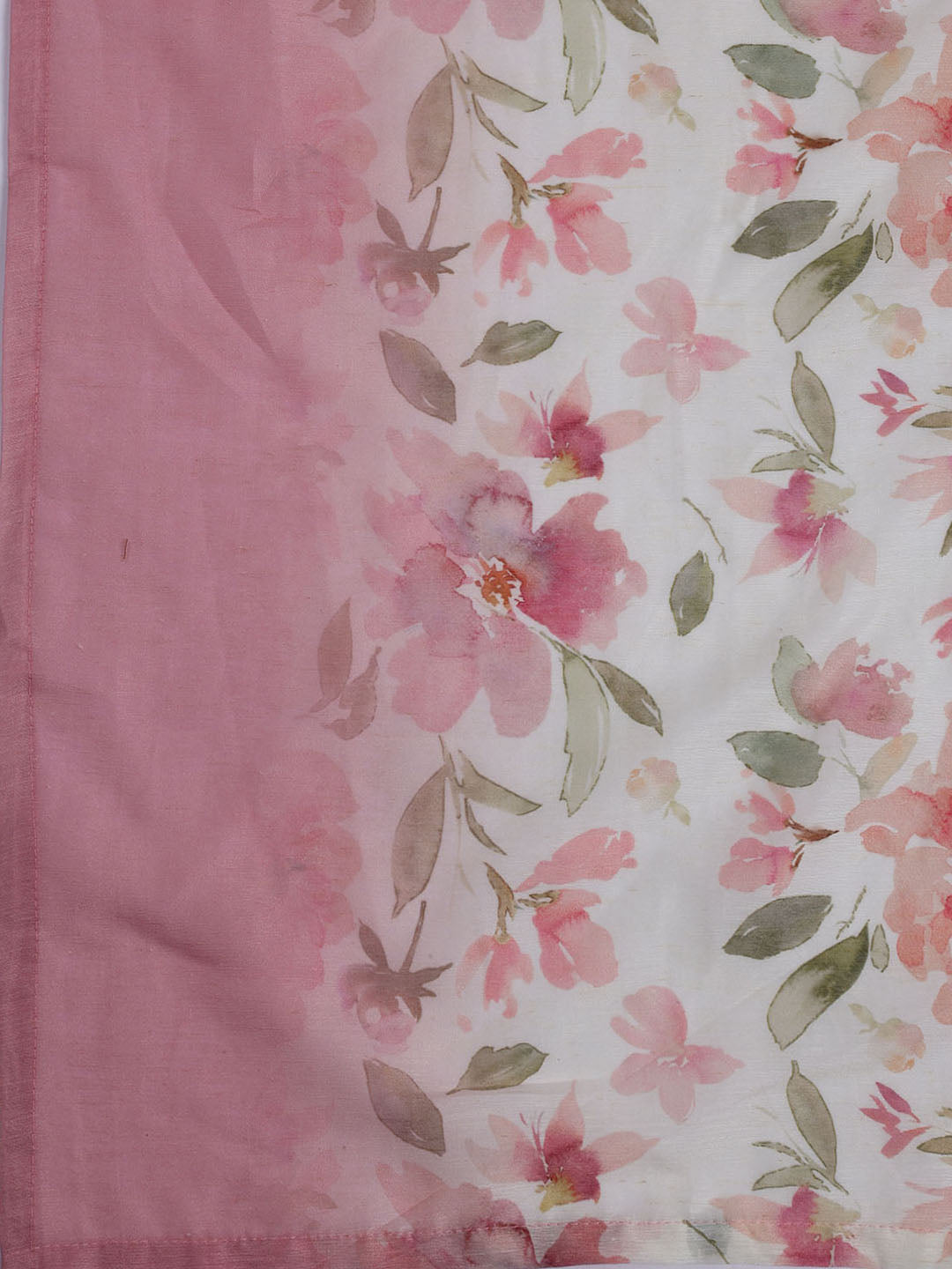 Printed Linen Unstitched Suit Piece With Dupatta