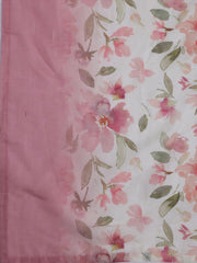 Printed Linen Unstitched Suit Piece With Dupatta