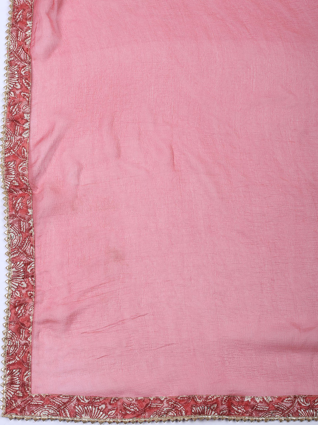 Neck Embroidered Cotton Blend Unstitched Suit With Dupatta