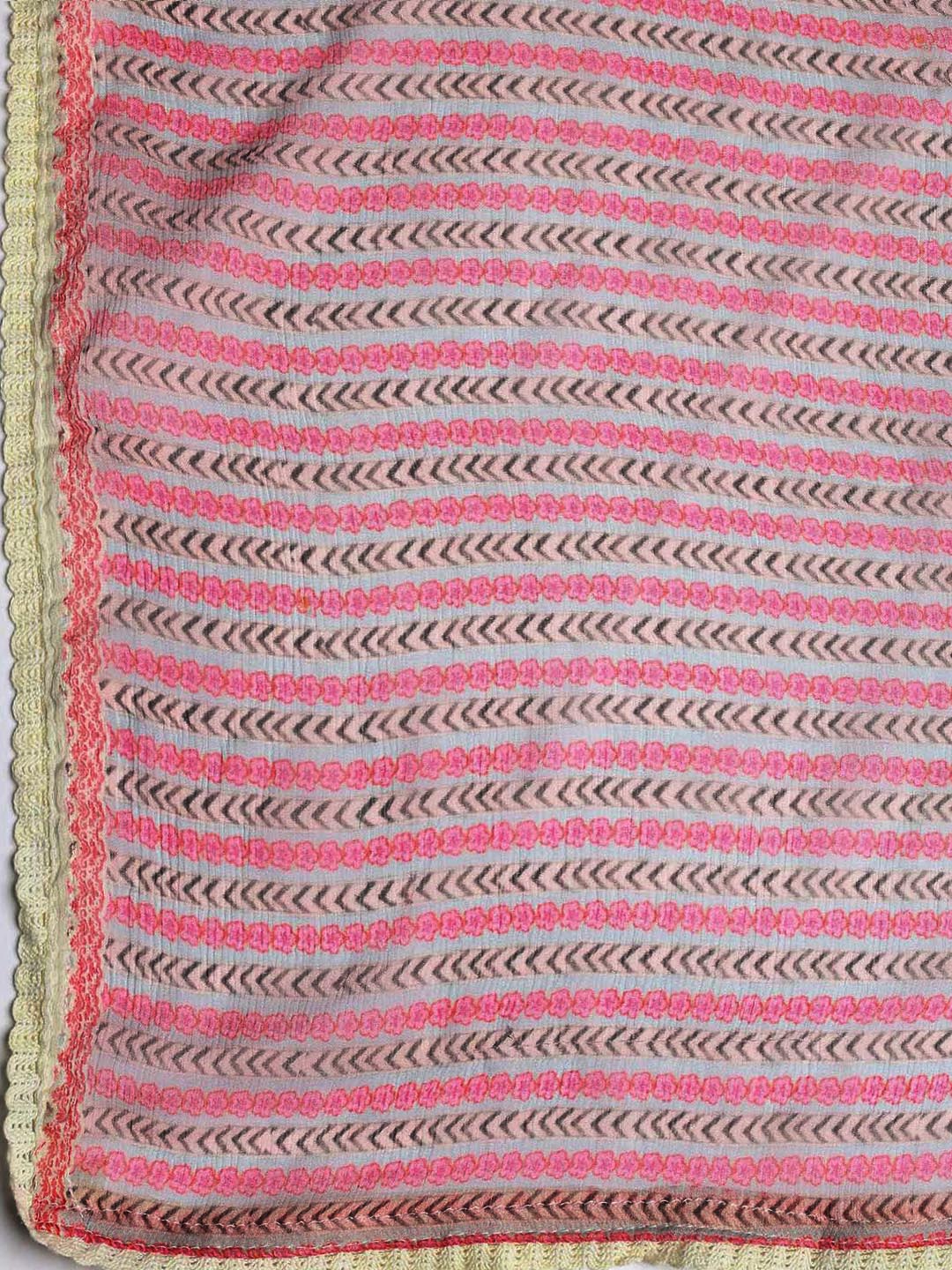 Printed Muslin Unstitched Suit With Dupatta