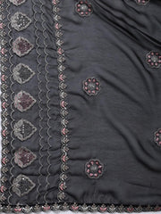 Embroidered Organza Unstitched Suit Piece With Dupatta