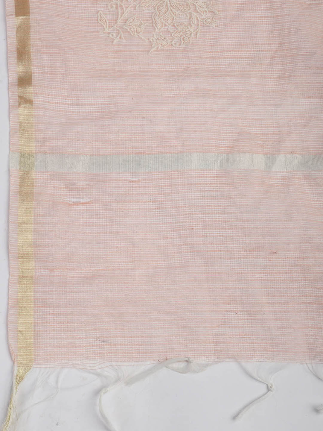 Neck Embroidered Cotton Blend Unstitched Suit With Dupatta
