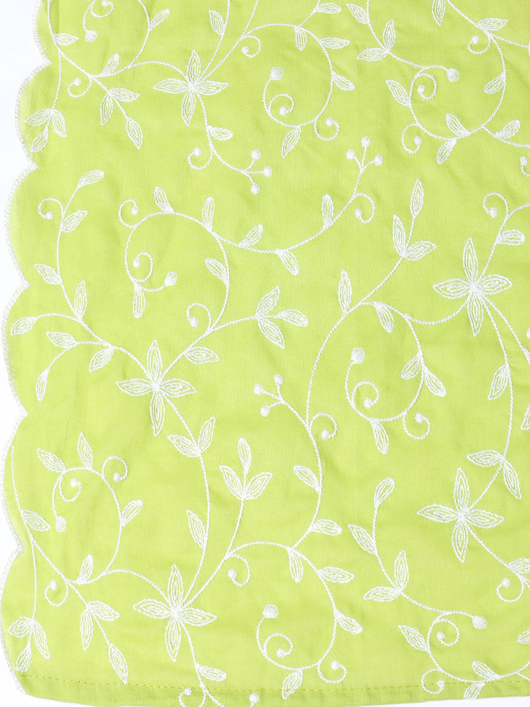 Neck Embroidered Cotton Blend Unstitched Suit Piece With Dupatta