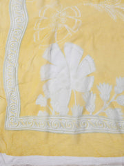 Neck Work Cotton Blend Unstitched Suit With Dupatta