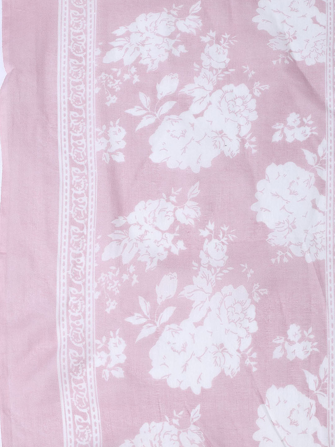 Neck Patti Cotton Blend Unstitched Suit With Dupatta