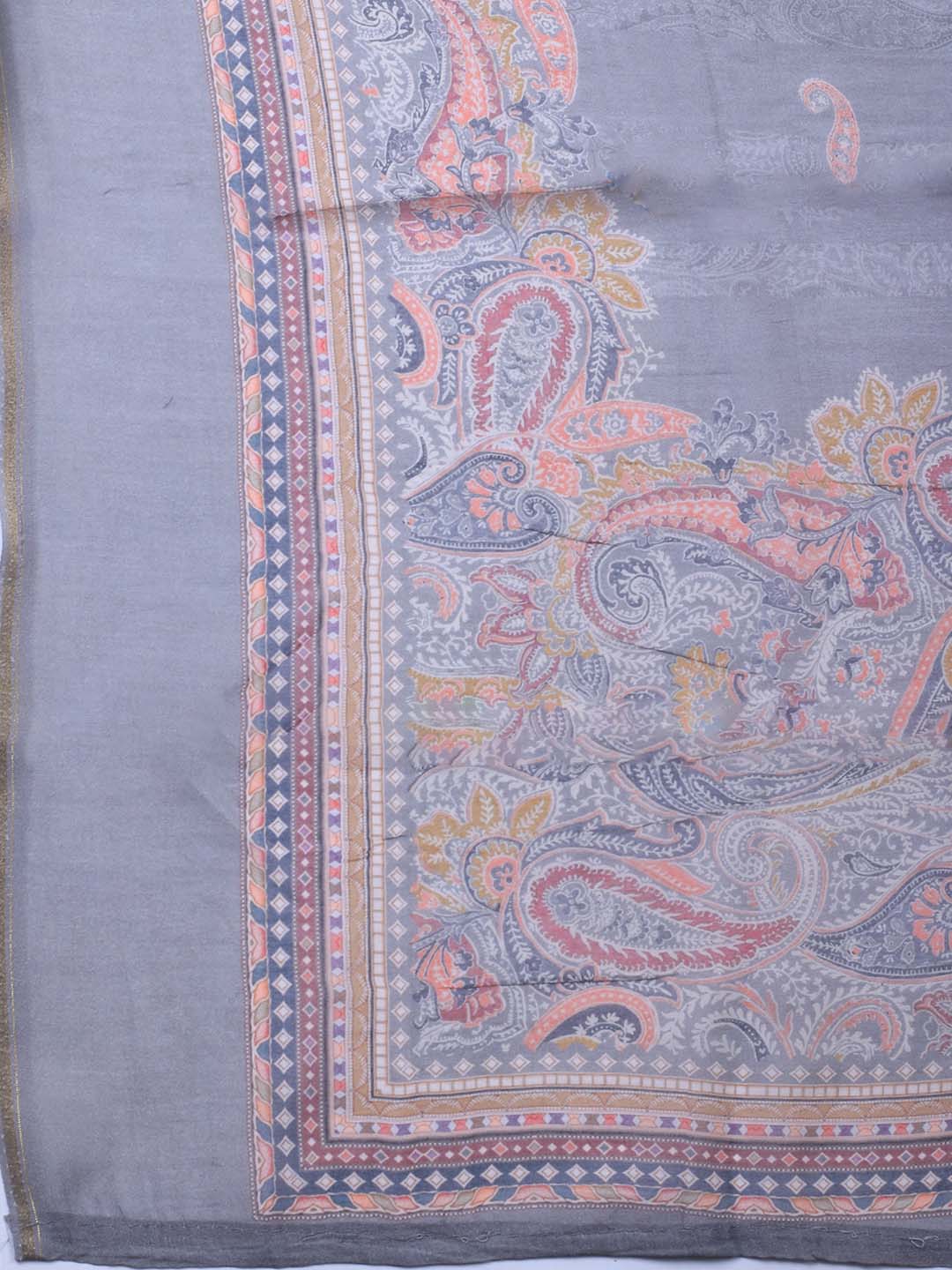Printed Muslin Unstitched Suit With Dupatta