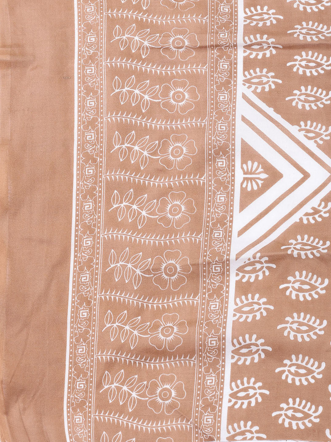 Neck Patti Cotton Blend Unstitched Suit With Dupatta