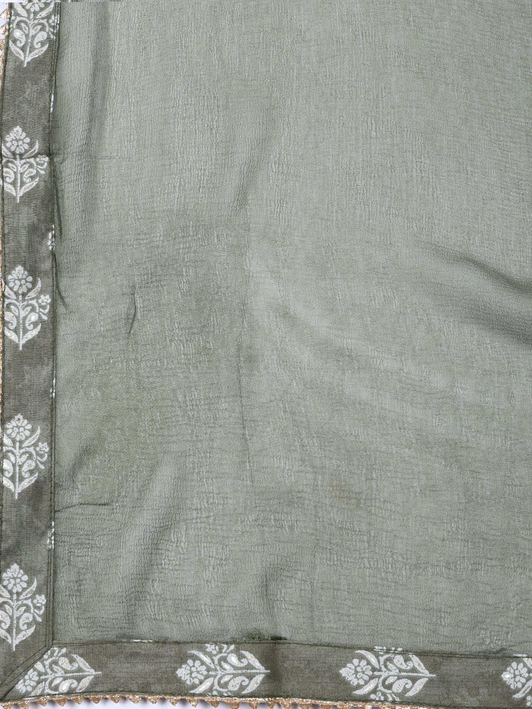 Neck Embroidery Cotton Unstitched Suit Dupatta