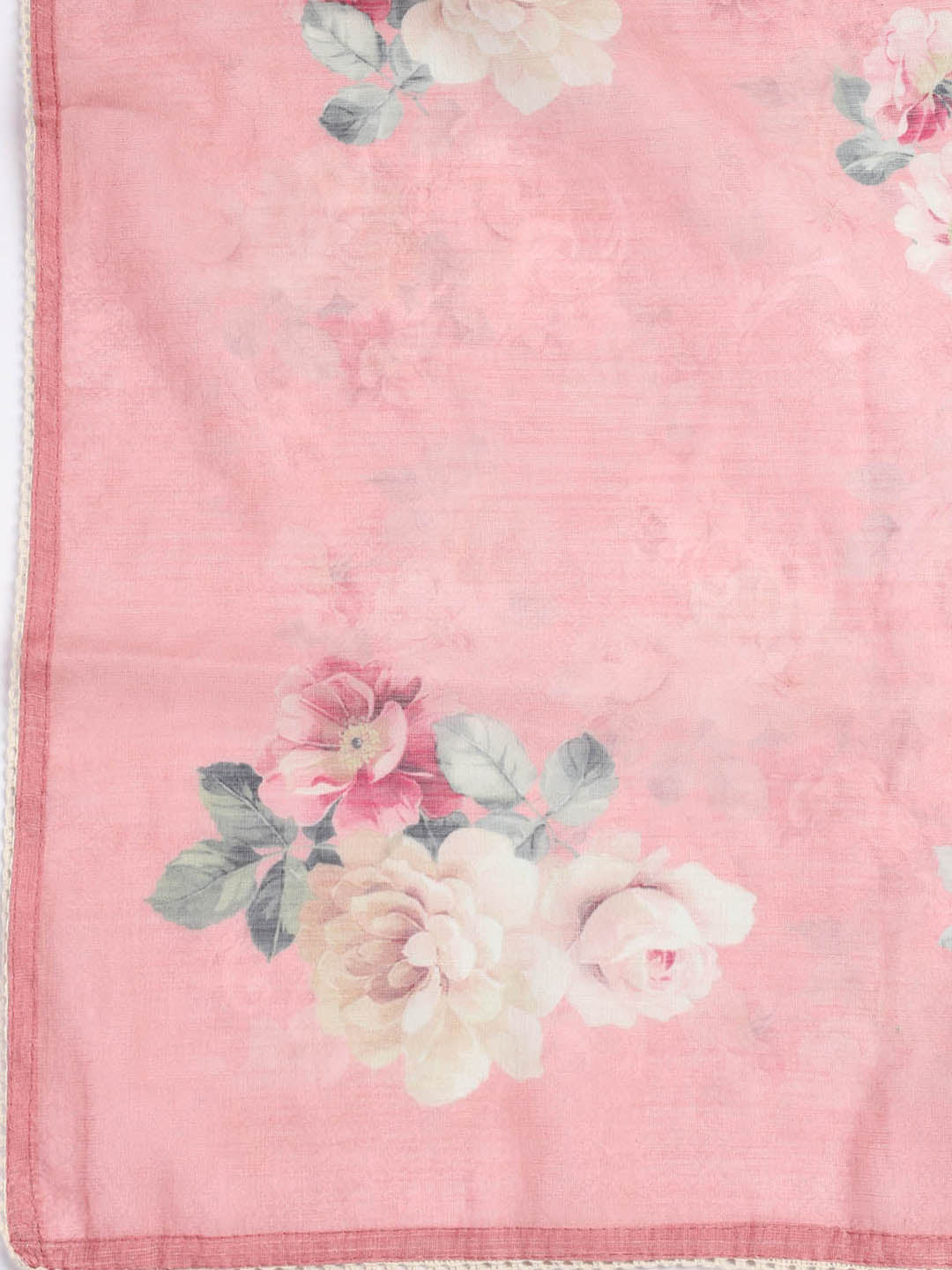 Printed Linen Unstitched Suit Piece With Dupatta