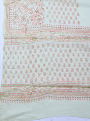 Printed Cotton Blend Unstitched Suit Piece With Dupatta