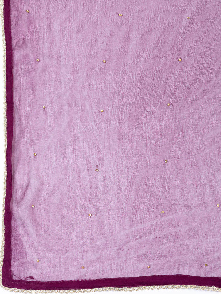 Woven Chanderi Unstitched Suit Piece With Dupatta