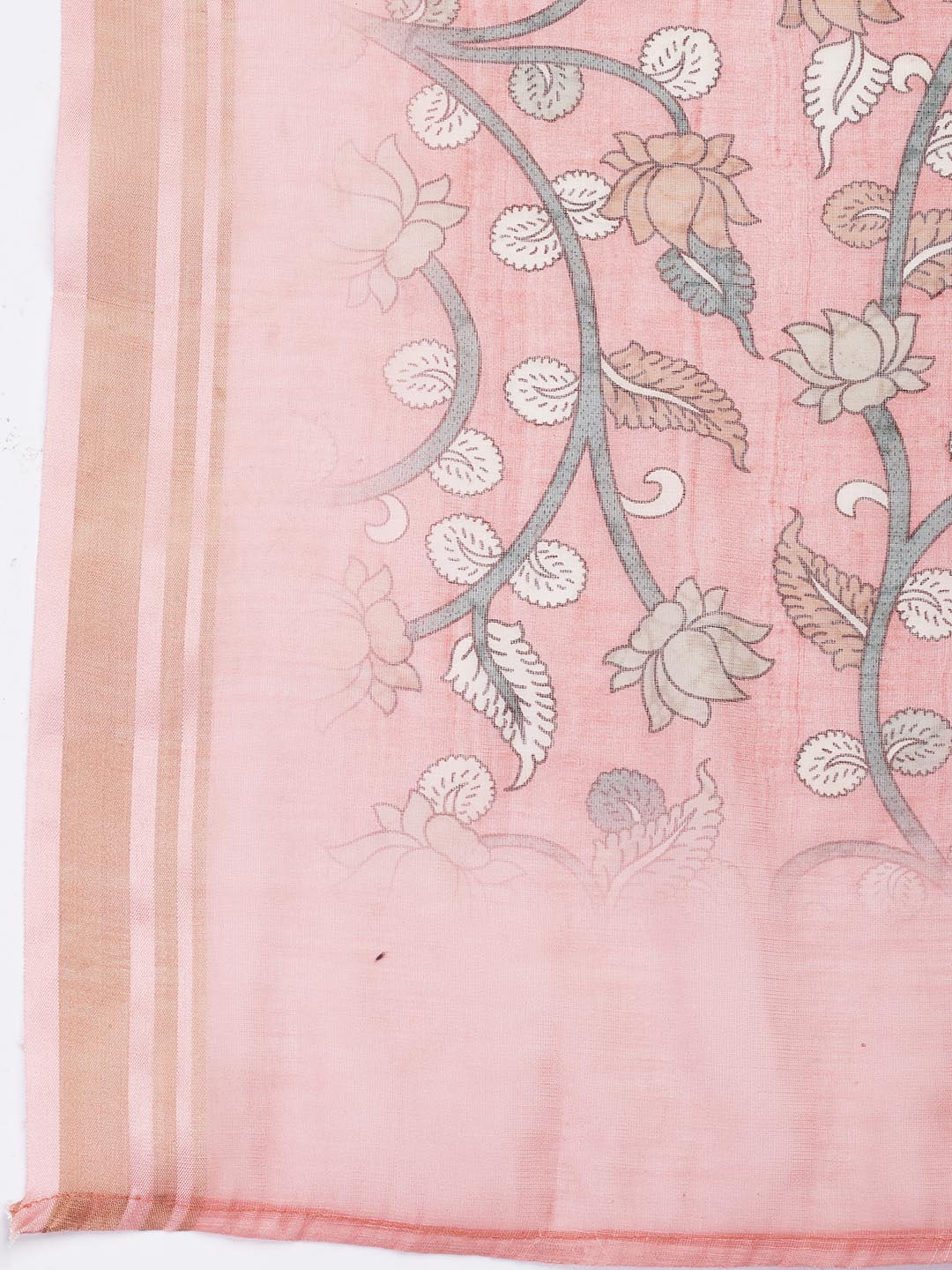 Neck Embroidered Cotton Blend Unstitched Suit With Dupatta