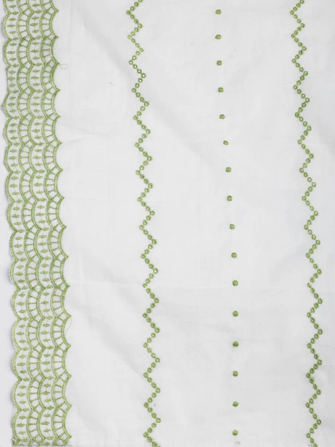 Neck Embroidered Cotton Blend Unstitched Suit With Dupatta