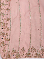 Neck Embroidered Tissue Unstitched Suit With Dupatta