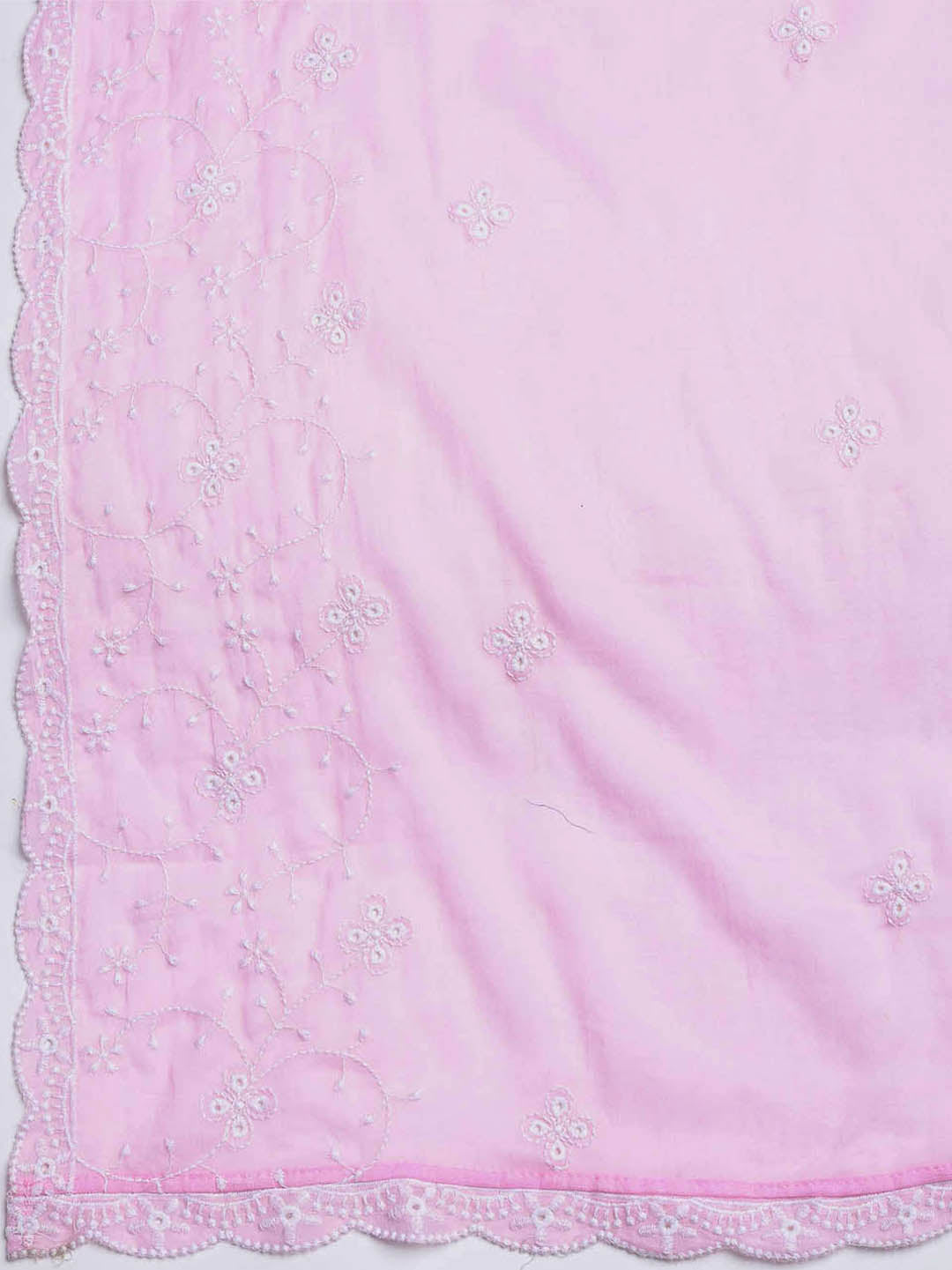 Neck Embroidery Cotton Unstitched Suit With Dupatta
