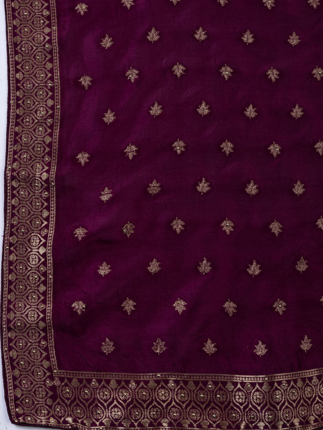 Woven Art Silk Unstitched Suit Piece With Dupatta