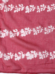 Printed Cotton Blend Unstitched Suit With Dupatta
