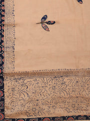 Printed Cotton Blend Unstitched Suit With Dupatta