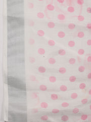 Neck Embroidered Linen Unstitched Suit With Dupatta