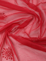 Neck Embroidered Handloom Unstitched Suit With Dupatta