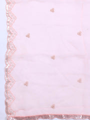 Embroidered Chiffon Unstitched Suit With Dupatta