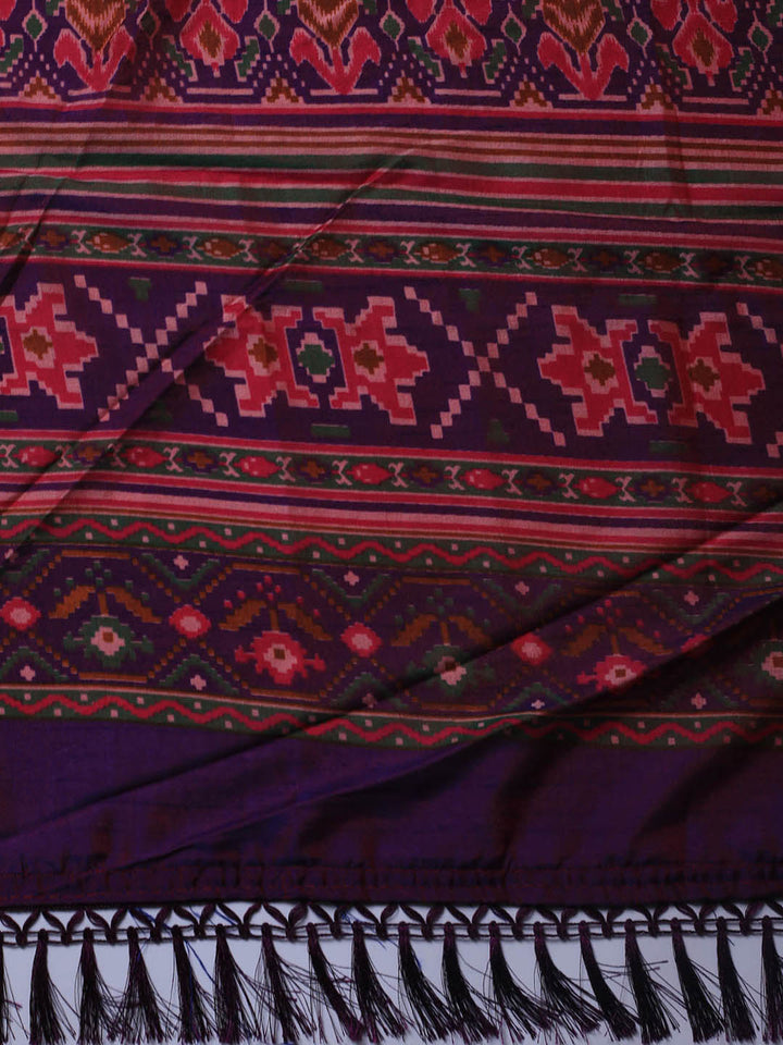 Art Silk Unstitched Suit Piece With Dupatta