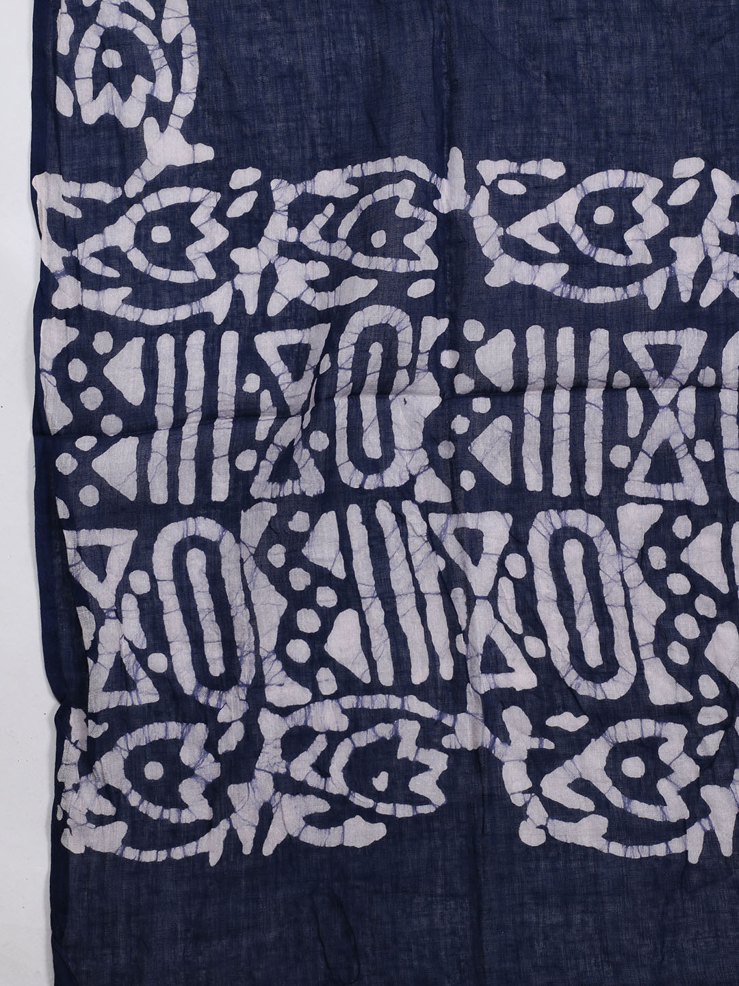 Printed Cotton Blend Unstitched Suit With Dupatta