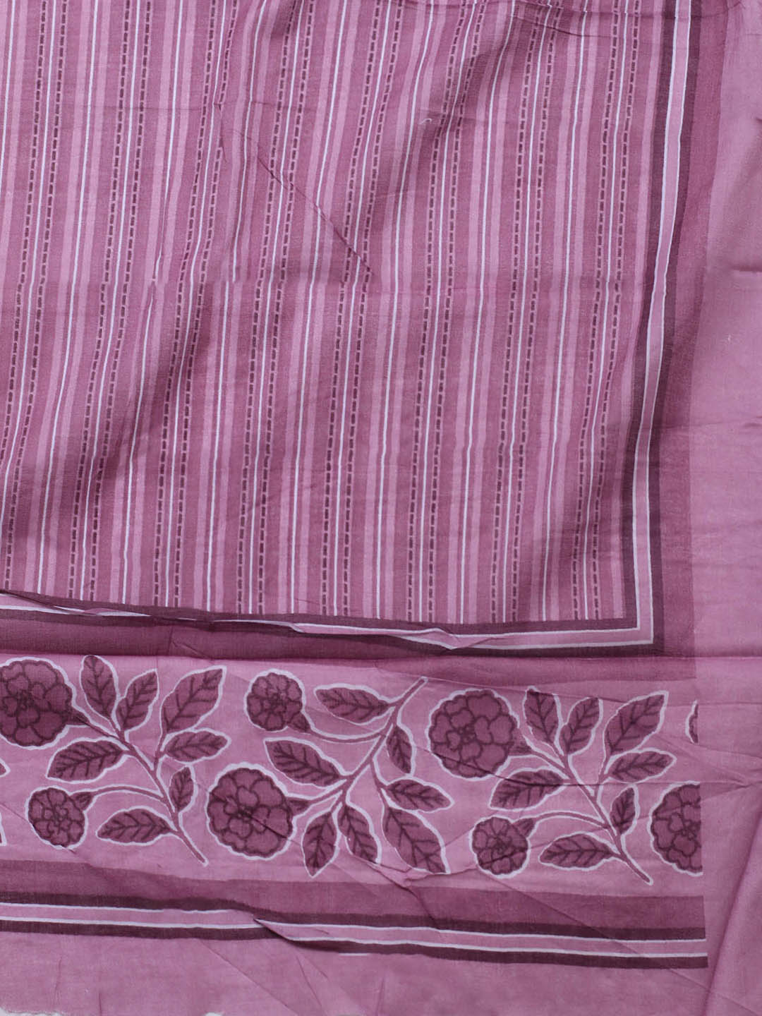Printed Cotton Blend Unstitched Suit Piece With Dupatta