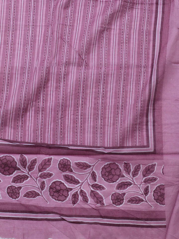 Printed Cotton Blend Unstitched Suit Piece With Dupatta