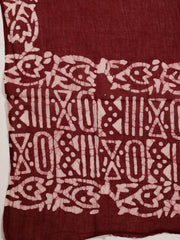 Printed Cotton Blend Unstitched Suit With Dupatta