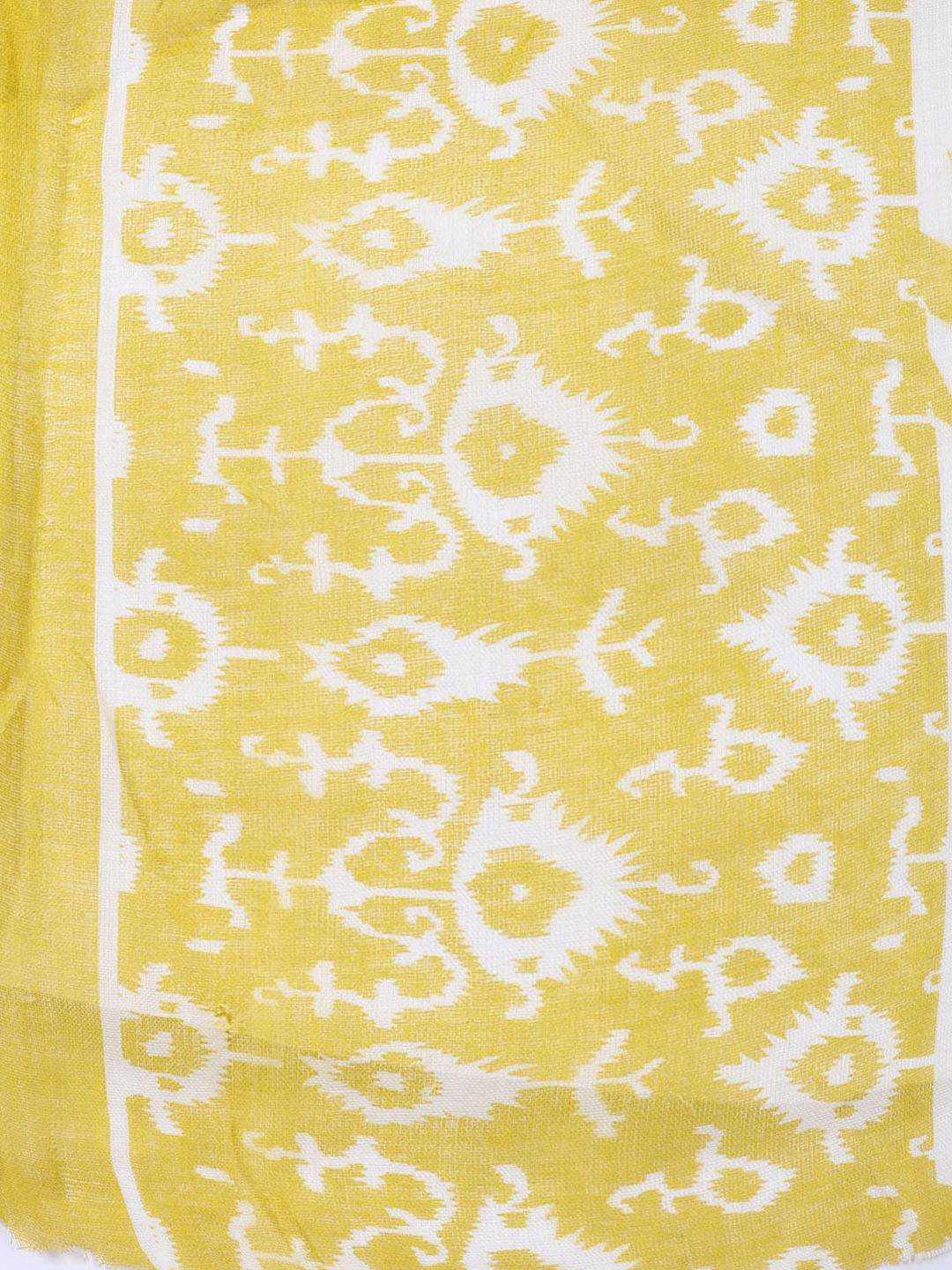 Printed Cotton Blend Unstitched Suit With Dupatta