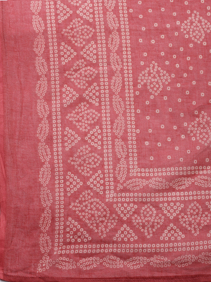 Printed Linen Unstitched Suit With Dupatta