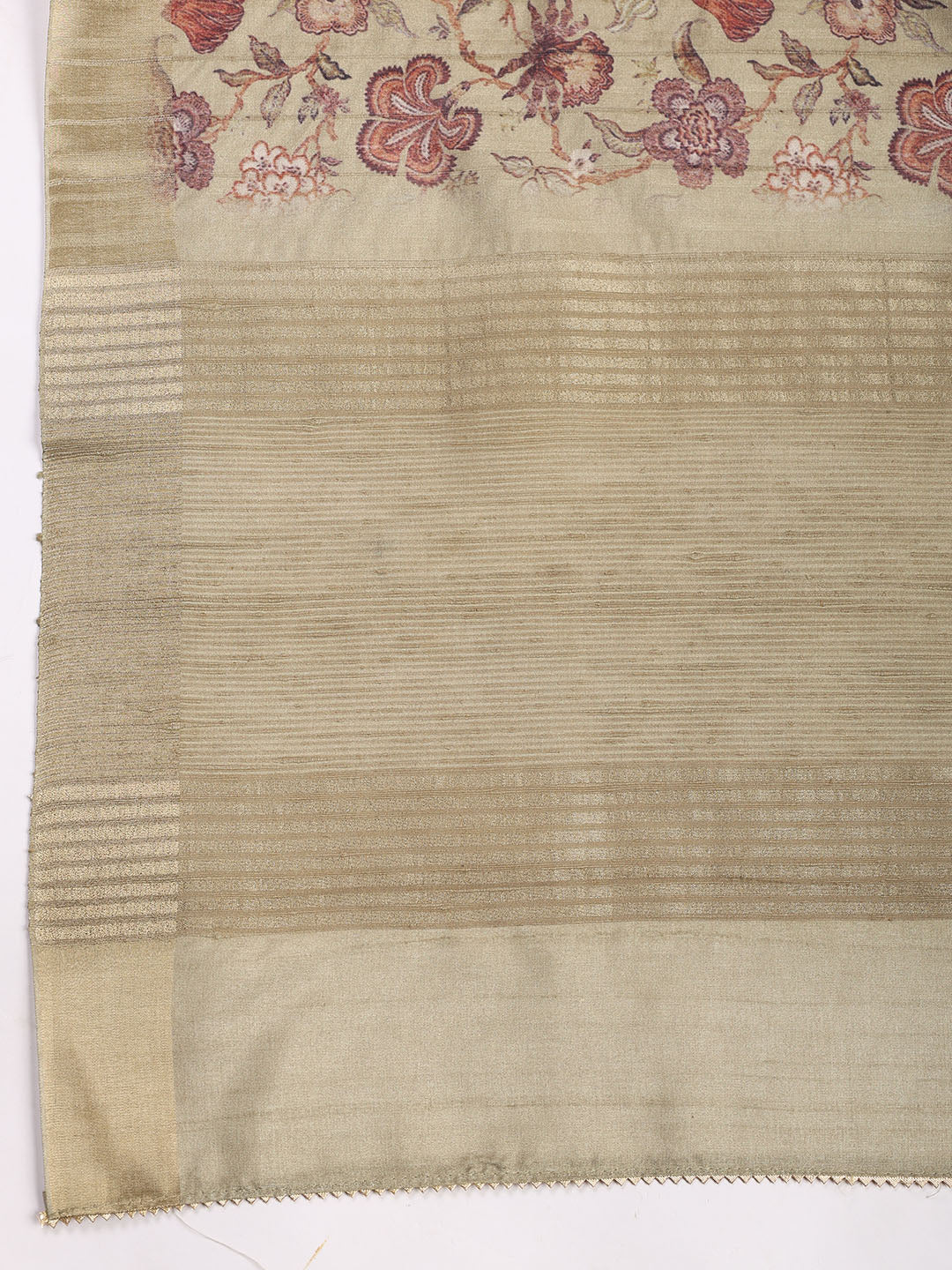 Neck Embroidered Tissue Unstitched Suit With Dupatta