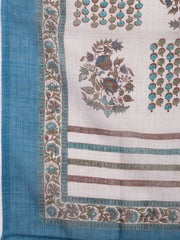 Printed Chanderi Unstitched Suit With Dupatta