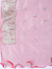 Woven Tissue Unstitched Suit With Dupatta