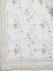 Printed Cotton Blend Unstitched Suit With Dupatta