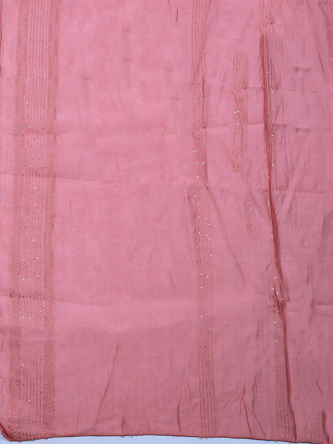 Embroidered Cotton Unstitched Suit With Pant &amp; Dupatta