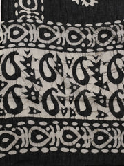 Printed Cotton Blend Unstitched Suit With Dupatta