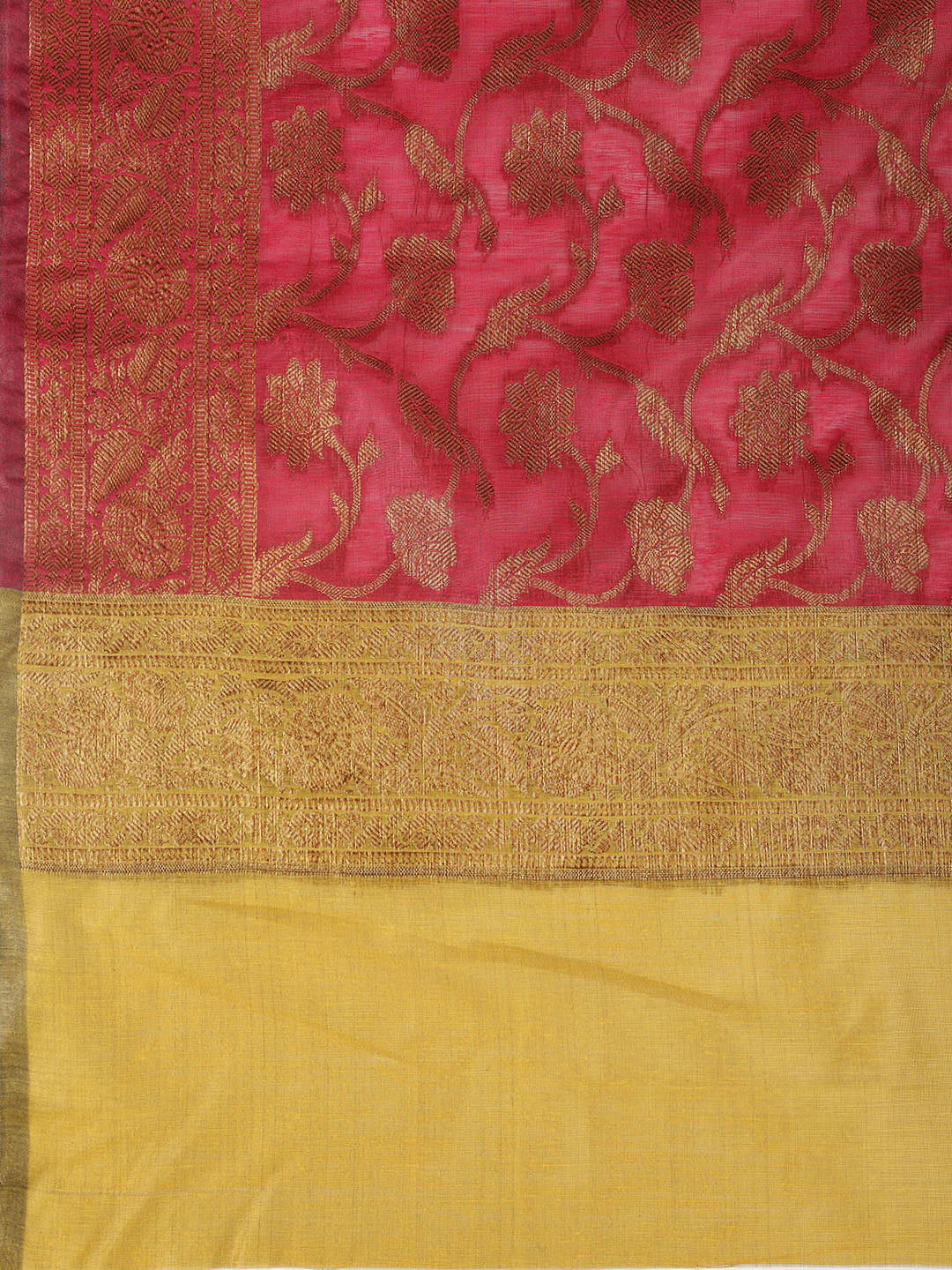 Banarasi Chanderi Unstitched Suit With Dupatta