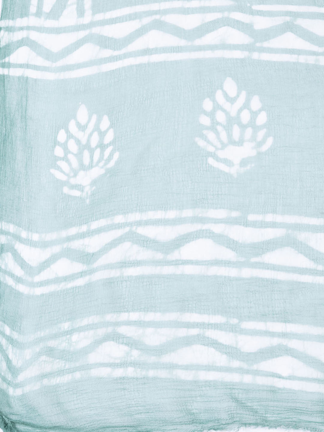 Printed Chanderi Unstitched Suit Piece With Dupatta