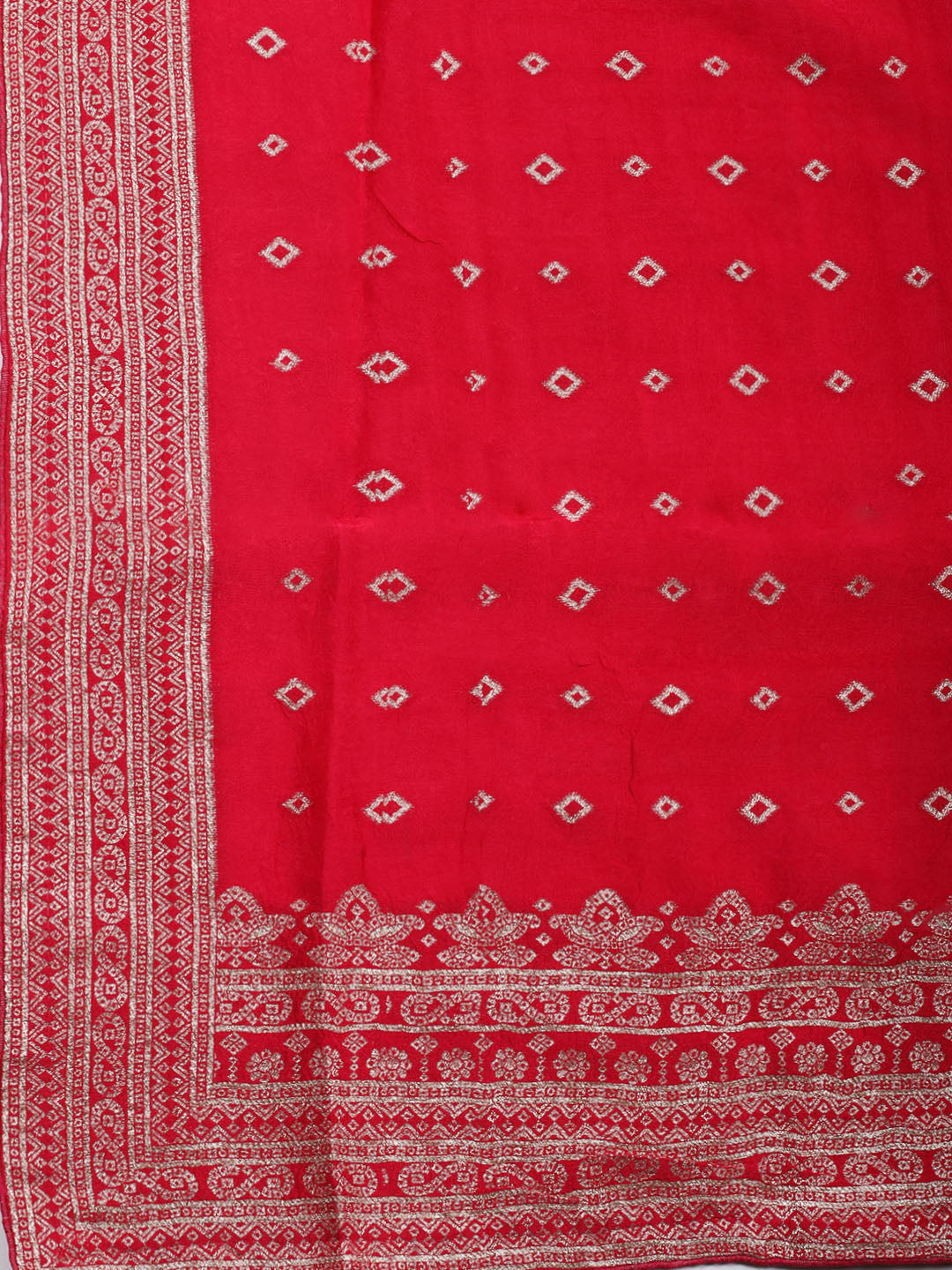 Woven Chanderi Unstitched Suit Piece With Dupatta