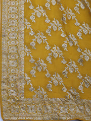 Woven Art Silk Unstitched Suit Piece With Dupatta