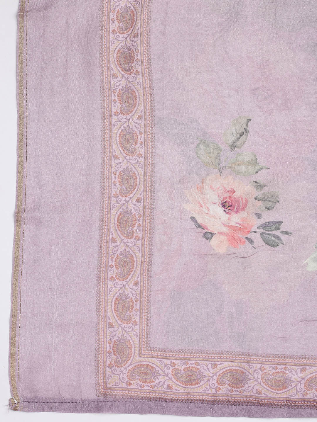 Printed Muslin Unstitched Suit With Dupatta